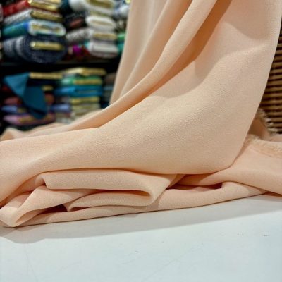 Double İtalyan Krep Kumaş Somon