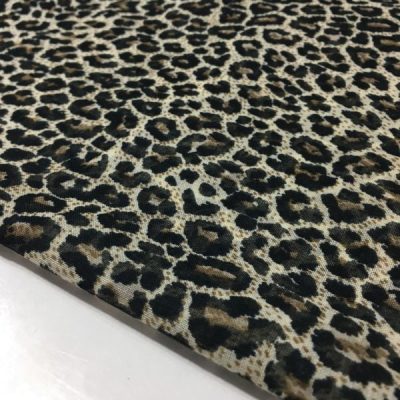 Leopar Desenli Tülbent