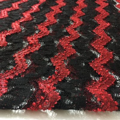 Missoni Kumaş Bordo Siyah
