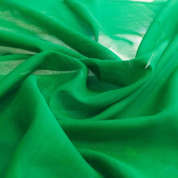 düz pamuklu tülbent yeşil