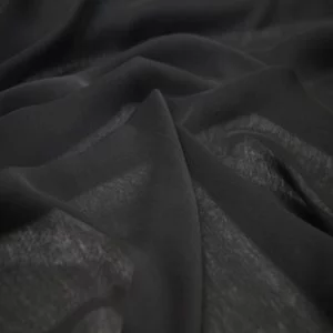 JŞ 2 Janjanlı Şifon Kumaş (2) Janjanlı Şal Siyah