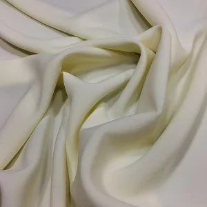 krem İnce Krep Kumaş