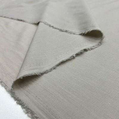 Saf Pamuk Vual Kumaş Taş Gri