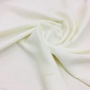 Medine İpeği Desenli Kırık Beyaz