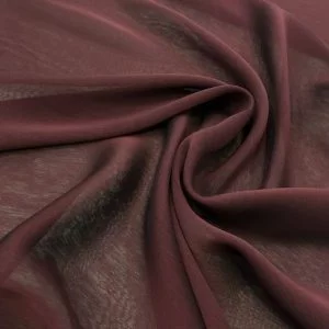 Janjanlı Şifon Bordo