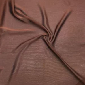 Janjanlı Şifon Kahverengi