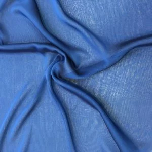 Janjanlı Şifon Lacivert