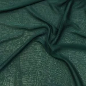 Janjanlı Şifon Zümrüt Yeşili