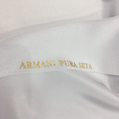 Armani Saf İpek Gri
