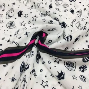 Uzay Desenli Viskon KRZ 5 Uzay Desenli Vual KRZ 5