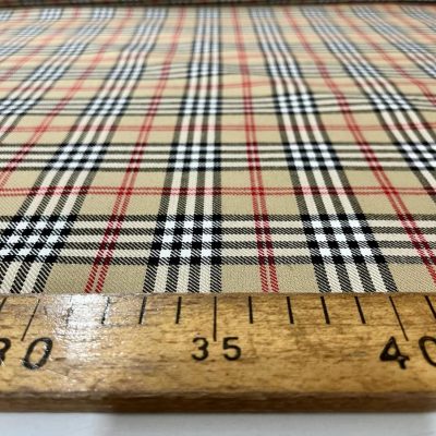 Klasik Burberry Desenli Pamuklu Kumaş