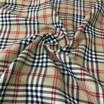 Klasik Burberry Desenli Pamuklu Kumaş