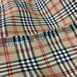 Klasik Burberry Desenli Pamuklu Kumaş