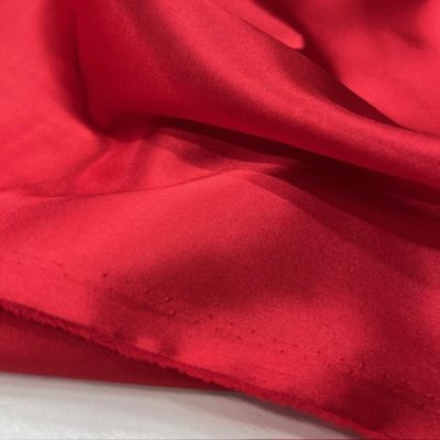 Kristal Saten Kumaş Kırmızı