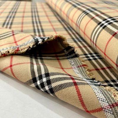 Viskos Karışımlı Burberry Ekose AYT