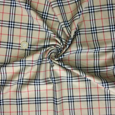 Viskos Karışımlı Burberry Ekose AYT