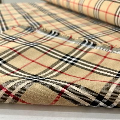 Viskos Karışımlı Burberry Ekose AYT