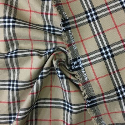 Viskos Karışımlı Burberry Ekose AYT