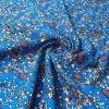 Çıtır Mavi Çiçekli Pamuk Viskon İZT