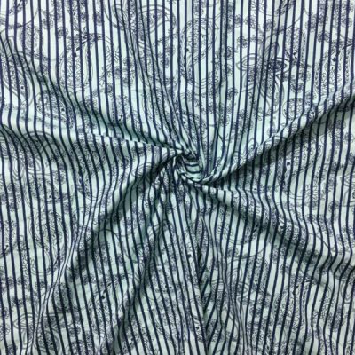 Etro Desenli Süper Poplin Kumaş
