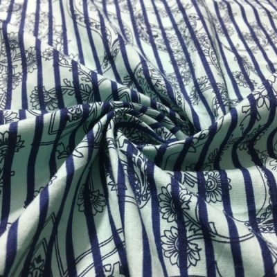 Etro Desenli Süper Poplin Kumaş
