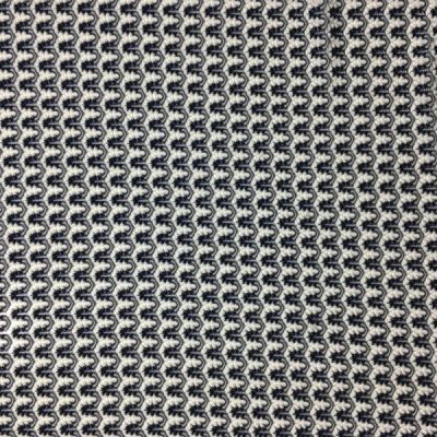 Lacivert Beyaz Missoni Örme Kumaş