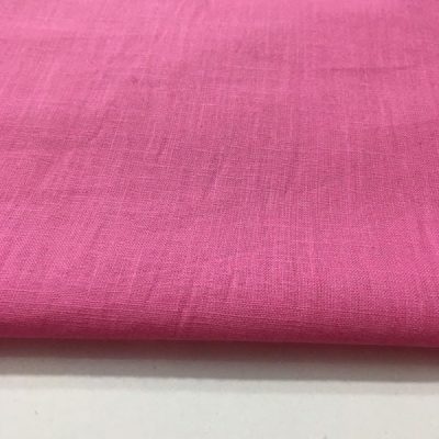 Pembe Pamuk Keten Kumaş