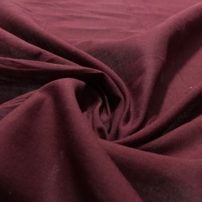 Koyu Bordo Saf Pamuk Vua