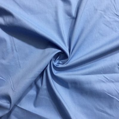 Poplin Kumaş Açık İndigo