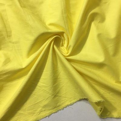 Poplin Kumaş Açık Sarı