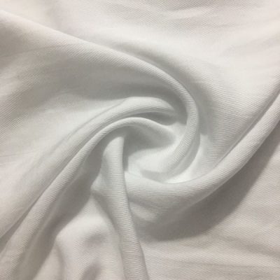 Belmando Viskon Beyaz Taşlanmış Bambu Kumaş