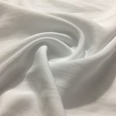 Belmando Viskon Beyaz Taşlanmış Bambu Kumaş