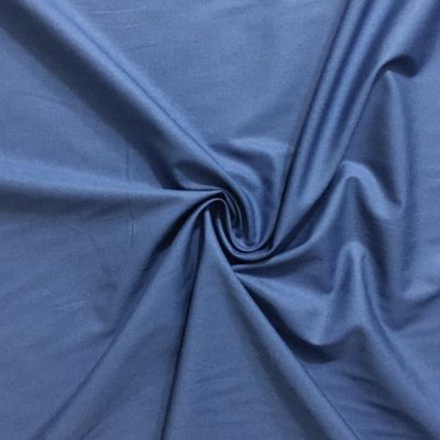 Poplin Kumaş İndigo Mavisi