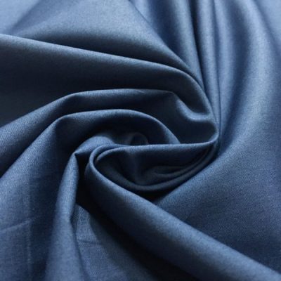Poplin Kumaş İndigo Mavisi