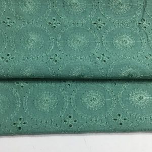 Etnik Desenli Fisto Kumaş Mint