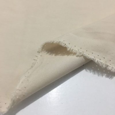 Krem Bej Pamuk Poplin Kumaş