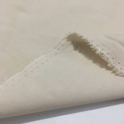 Krem Bej Pamuk Poplin Kumaş