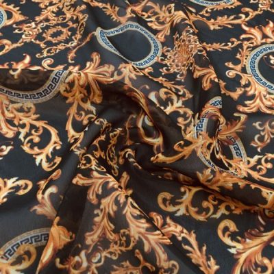 Versace Marka Desenli Şifon
