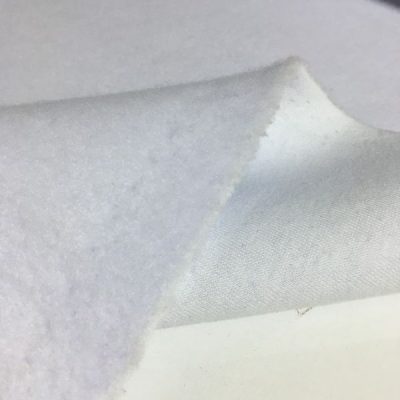 Beyaz Şardonlu Üç İplik Penye Kumaş