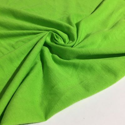 Neon Yeşili Süprem Penye Kumaş