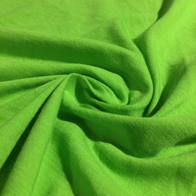 Neon Yeşili Süprem Penye Kumaş