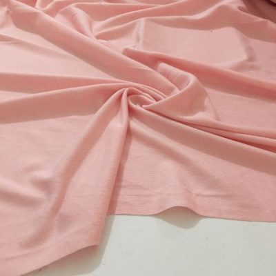 Viskon Penye Kumaş Pembe