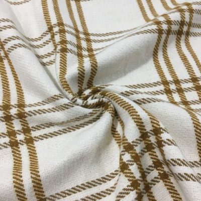 Yünlü Ekoseli Kumaş Gold