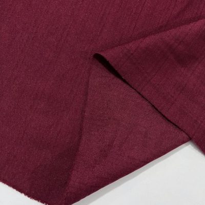 Kendinden Desenli Denye Astar Bordo