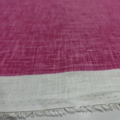 Tok Sert Ham Keten Kumaş Pembe