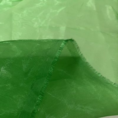 Çimen Yeşili Organze Kumaş