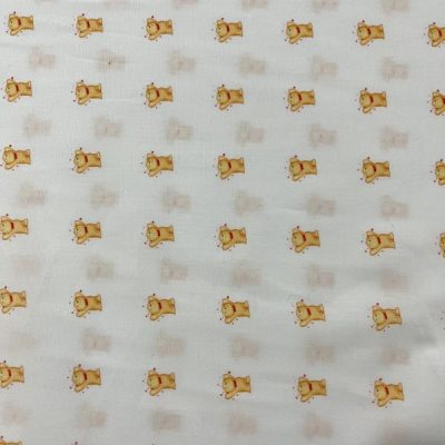 Pooh Ayı Desenli Pamuk Poplin Kumaş