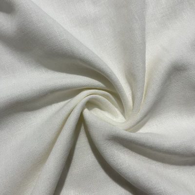 Yıkanmış Ham Keten Kumaş Ekru