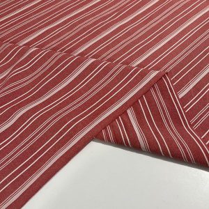 Beyaz Çizgili Şile Bezi Kumaş