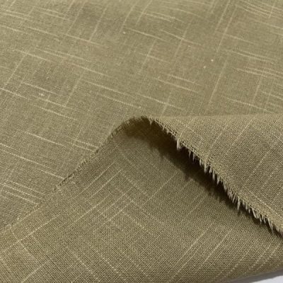 Camel Tok Natural Keten Kumaş
